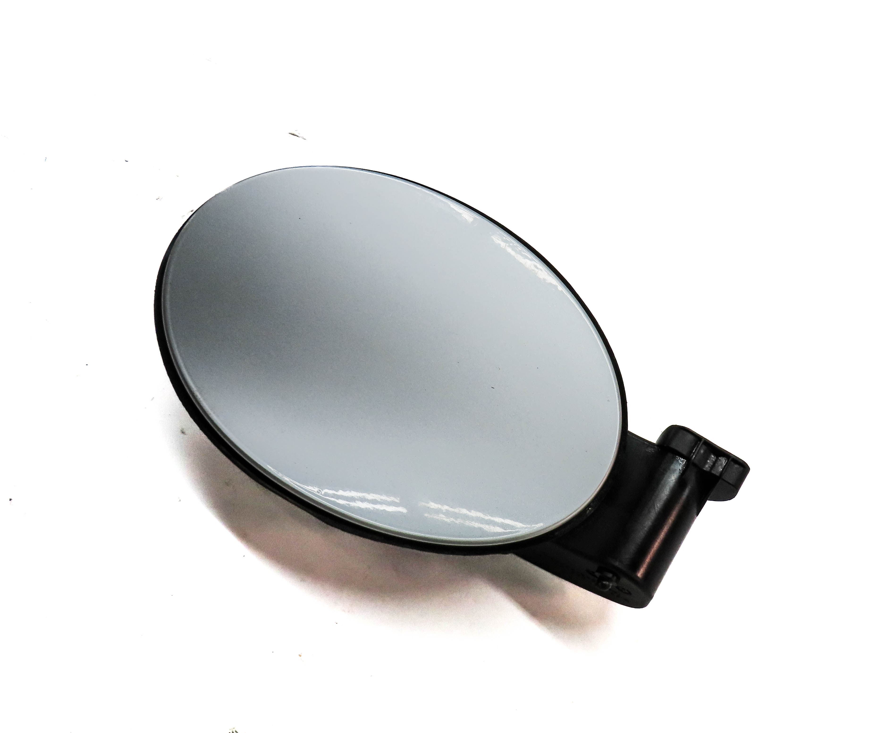 06-11 MERCEDES ML-CLASS W164 FUEL FILL DOOR LID COVER TRIM w/ HOUSING (Iridium) — exact item pictured